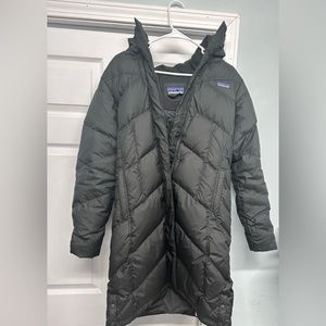 Patagonia Down With It Parka- women’s large, black.